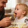 2 Pack Stainless Steel Silicone Forks & Spoons, Toddler Utensils Thick Easy-Grip Handles, Perfect Length For New Self Feeders, Gentle On Gums & Teeth, Dishwasher Safe Toddler Silverware view 3
