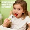 2 Pack Stainless Steel Silicone Forks & Spoons, Toddler Utensils Thick Easy-Grip Handles, Perfect Length For New Self Feeders, Gentle On Gums & Teeth, Dishwasher Safe Toddler Silverware view 4