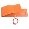 12V 240W Silicone Flexible Heating Pad Mat for Bottles, 10x30cm Orange, 50cm Cable view 2