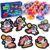 28 Pack Valentines Day Gifts for Kids Classroom, Galaxy Slime Valentines Cards for Kids School, Valentines Day Slime Toys Classroom Valentines Exchange Cards Valentine Party Favors for Boys Girls view 1