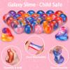 28 Pack Valentines Day Gifts for Kids Classroom, Galaxy Slime Valentines Cards for Kids School, Valentines Day Slime Toys Classroom Valentines Exchange Cards Valentine Party Favors for Boys Girls view 4