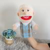 Family Hand Puppet  Plush Fabric 30cm | Grandfather Plush Puppets | Storytelling Puppets for Kindergarten Teaching, Family Entertainment and Daily Role-Playing Use for Kids view 3