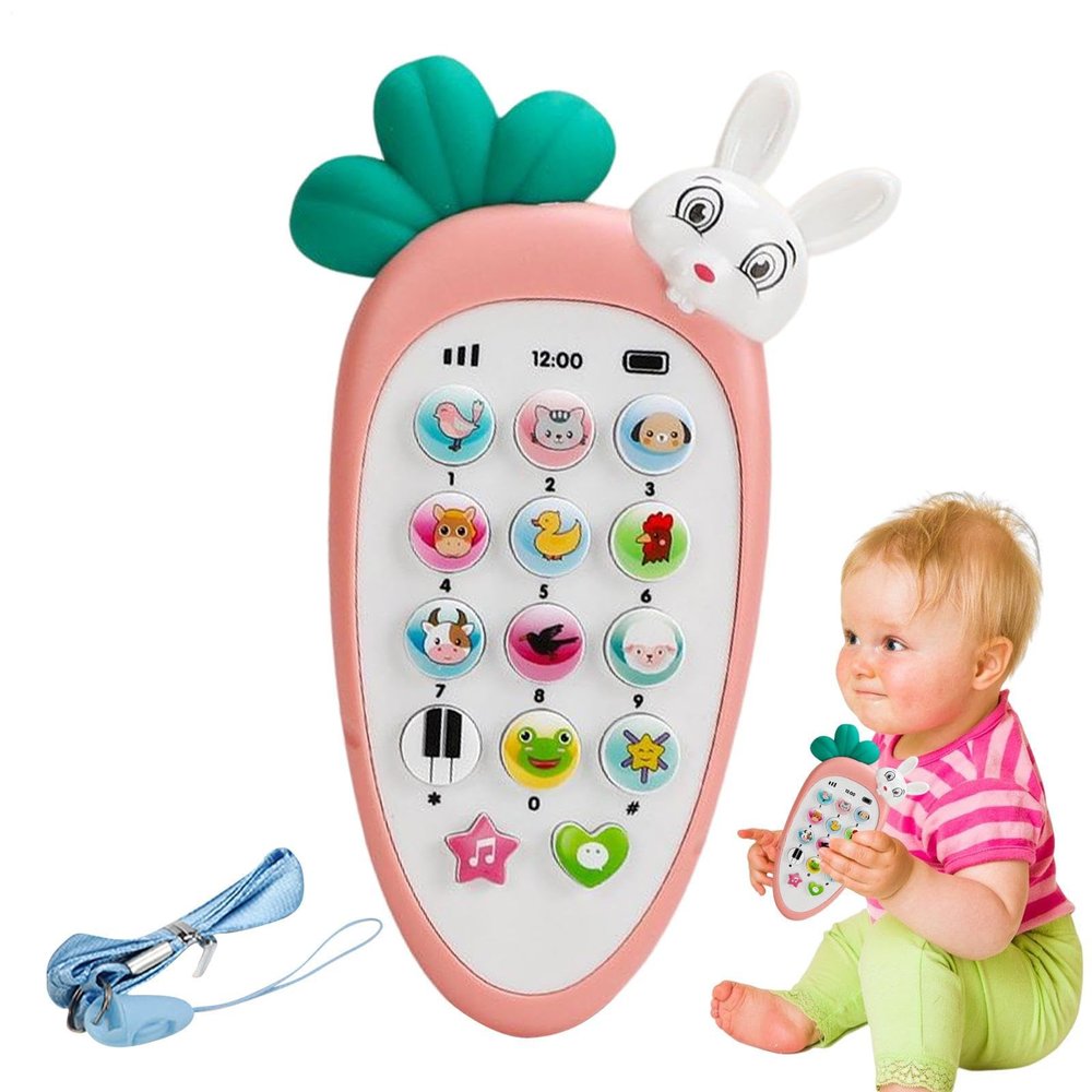 Phone  PVC 15x9cm | Cell Phone Toy | Simulated Mobile Phones Toy for Infant Learning, Role-Playing, Early Development and Daily Play Use