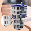 1:64 Parking Lot Layout Accessory Parking Scenery Realistic Collectible 1/64 Diecast Car Display Case Garage Scene Model, Police Station view 2
