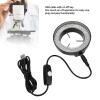 Naroote Microscope LED Ring Light 144LED Circular Auxiliary Light Source USB Powered 45000LX for Stereo Microscopes Laboratory Research Camera and Mini Lathe view 2