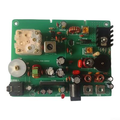 DIY AM Transmitter Kit, 530-1600kHz Medium Wave Radio Signal Source with Adjustable Sound for Experiments and Learning(Finishing machine)