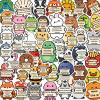 100PCS Cute Stickers for Kids, Affirmation Animal Stickers, Motivational Stickers for Kids Classroom, Inspirational Vinyl Waterproof Decals for Water Bottles Laptops Scrapbook Vision Board Supplies view 1