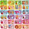 24Pcs Valentines Animal Squishy Toys, Valentines Day Gifts with Cards, Kids Party Favors, Galentines School Gift Exchange, Classroom Prizes, Candy Bag Stuffers view 2