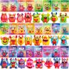 24 Pcs Monster Squishy Toys with Cards for Kids Valentines Day Gifts, Galentines School Gift Exchange, Classroom Prizes, Bag Fillers, Party Favors view 2