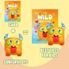 24 Pcs Monster Squishy Toys with Cards for Kids Valentines Day Gifts, Galentines School Gift Exchange, Classroom Prizes, Bag Fillers, Party Favors view 3