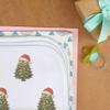 Azeeda 'Funny Christmas Tree ' Baby Burp/Wash Cloth (BC00037576) view 3