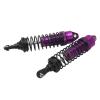 2Pcs Front Rear Shock Absorbers Aluminum Alloy, RC Shock Absorber for JLB 1/10 Car Truck Series, High Elasticity Spring with Adjustable Preload, Durable Replacement Part for Rough (Purple) view 2