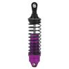 2Pcs Front Rear Shock Absorbers Aluminum Alloy, RC Shock Absorber for JLB 1/10 Car Truck Series, High Elasticity Spring with Adjustable Preload, Durable Replacement Part for Rough (Purple) view 3