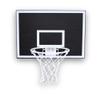CALIKIWIPROS Mini Basketball Hoop Set Pro League Decorative Solid Wood Wall Mount, Includes 9 Hoop & 5 mini Basketballs, Classic Look with Colors Matching Some pro Teams. (Pro Jr Black White) view 2