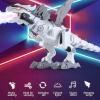 JTLB Mist Spraying Robot Dragon Toy Kids Walking Dinosaur Fire Breathing Water Spray with Lights and Sounds (White) view 3