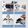 JTLB Mist Spraying Robot Dragon Toy Kids Walking Dinosaur Fire Breathing Water Spray with Lights and Sounds (White) view 4