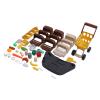 Naroote Kids Supermarket Playset, Shopping Cart with Sound Light, Food Accessories, Grocery Store Playset, for Kids Over 3 Years view 4