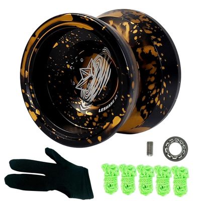 Zopsc Yo-Yo, Aluminum Alloy Yoyo Ball for High-Speed Routines, Professional Yoyo with Gloves and Instructions, Fun Yoyo Toy for Children Beginners