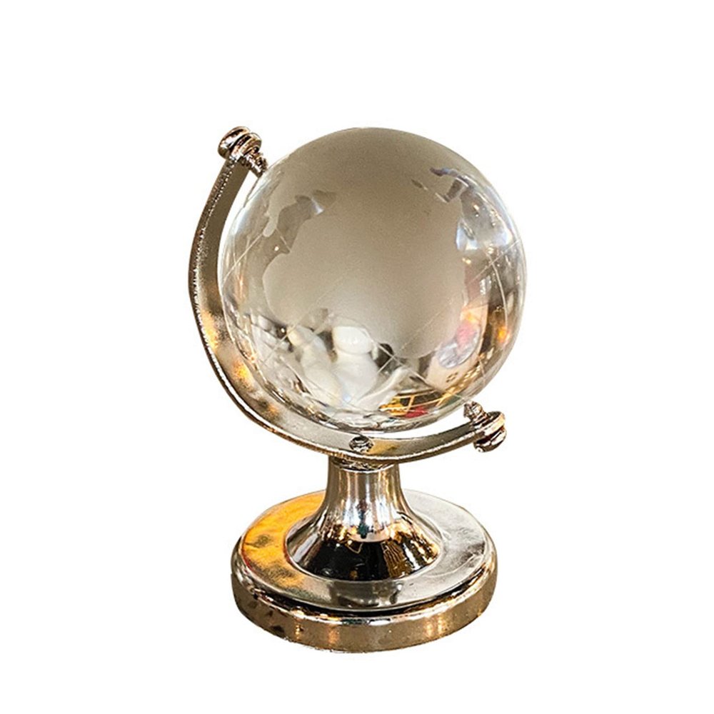 FOSA Mini Globe Creative Crystal Tabletop Decoration for Home Wedding Friends Gathering Anniversary Crystal Material (#1)