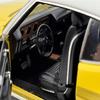 1972 GTO Monarch Yellow with GTO Stripes and White Vinyl Top Limited Edition to 264 Pieces Worldwide 1/18 Diecast Model Car by Acme A1801227 view 3