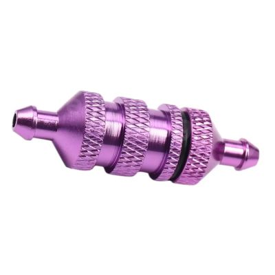 Rc Accessories For HSP 1/8 For Nitro Aluminum Filter 80118 RC Car Engine Parts For Tank Accessories Spare(Purple)