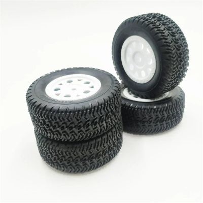 Rc Car Tyre Compatible with 144001 1/18 1/16 1/10 RC for Buggy Crawler On-Off Road Car Spare Parts Replacements RC for Model Car 4pcs Rubber Tires