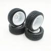 Rc Car Tyre Compatible with 144001 1/18 1/16 1/10 RC for Buggy Crawler On-Off Road Car Spare Parts Replacements RC for Model Car 4pcs Rubber Tires view 2
