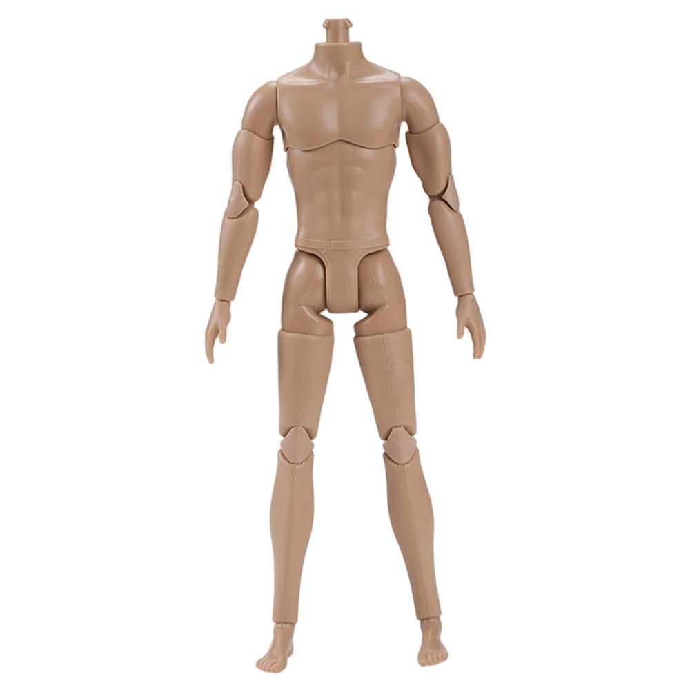 1/6 Scale Action Figure Multi Jointed Movable Male Muscular Action Figure Body for Display Doll Collection Medium 1/6 Scale .-