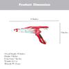 18" Sci-Fi Red Foam Blaster Prop  Futuristic Hero-Style Cosplay Weapon, Halloween Costume Accessory & Collectible Gift  PU Foam Safe Replica view 2