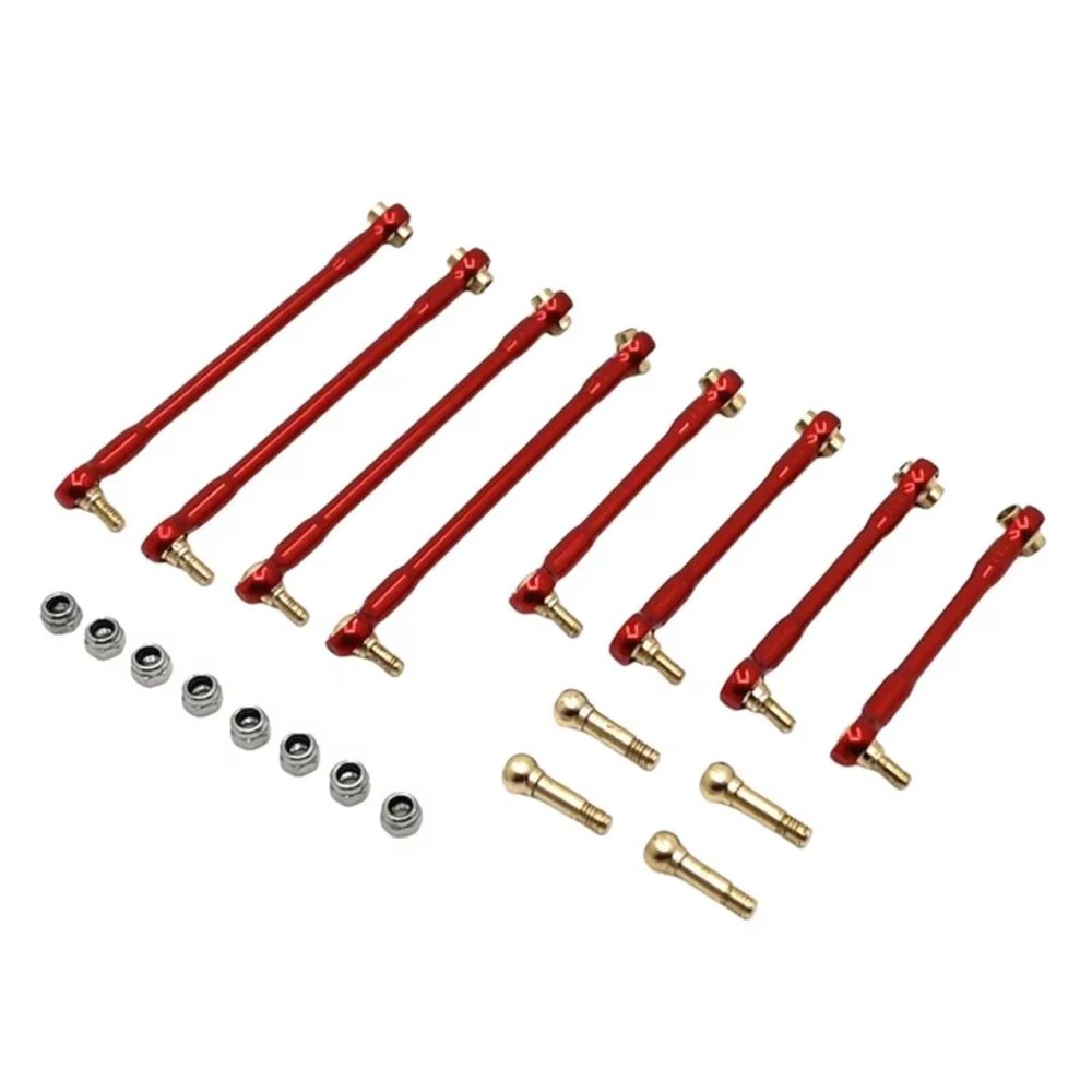 Rc Toys Parts For WPL C44 C34 FJ45 1/16 Metal Chassis Fixing Rod Remote Controls Car Upgrade OP Modifications Accessories Parts(Red)
