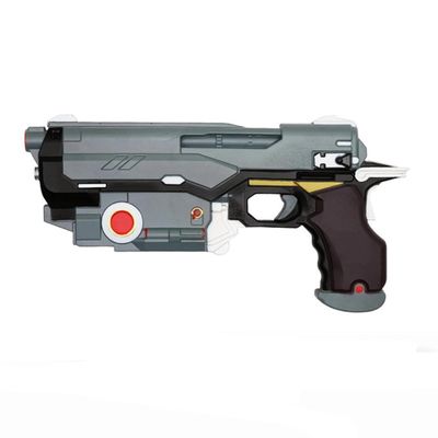 12" Sci-Fi Corporate Security Sidearm  EMG-Inspired Foam Pistol Prop for Cosplay, Wasteland & Space-Themed Costumesn