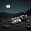 12" Sci-Fi Corporate Security Sidearm  EMG-Inspired Foam Pistol Prop for Cosplay, Wasteland & Space-Themed Costumesn view 4