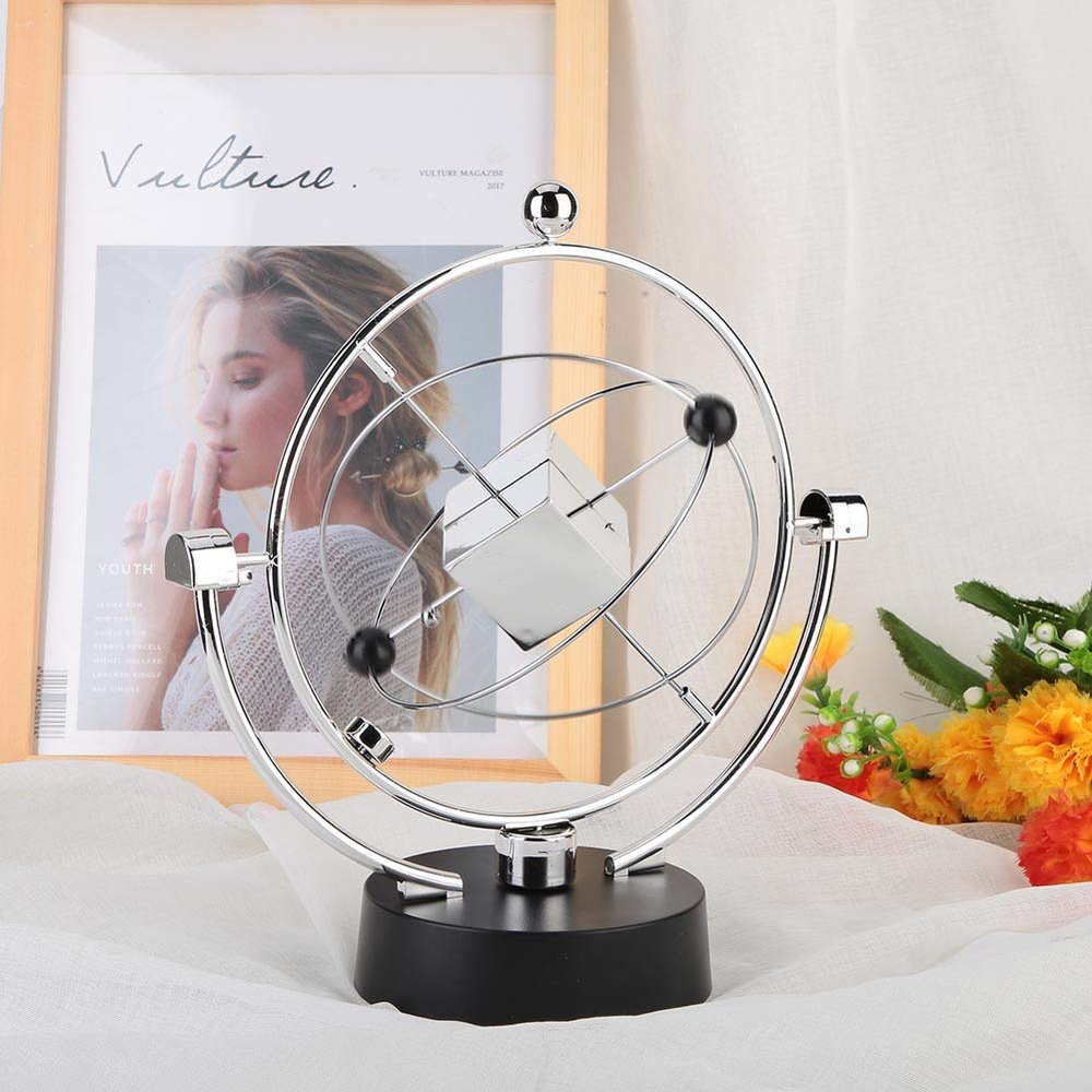 OEBUAFI Magnetic Swing Orbital Craft, Plastic Desk Decoration with Elegant Design, Perfect for Office and Home Dcor