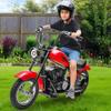 24V Electric Dirt Bike for Teens,250w Kids Electric Motorcycle, Up to 14MPH & 60 Minutes Continuous, 130Lbs Max Load for Boys Girls,Red view 2