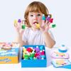 EUKVYQPX Montessori Children's Finger Cap Game, Left-Right Hand Battle Game, Concentration Parent-Child Interactive Toys view 3