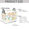 KUNRO Easter Basket Gift Storage Basket Rectangle Storage Organizer for Nursery Hamper Home Bedroom Laundry Hamper Shelf Baskets. view 2