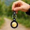 Sacolin 4-Pack Coin Keychains, Pu Leather, 38 Mm Token Holder, Ideal Gift view 4
