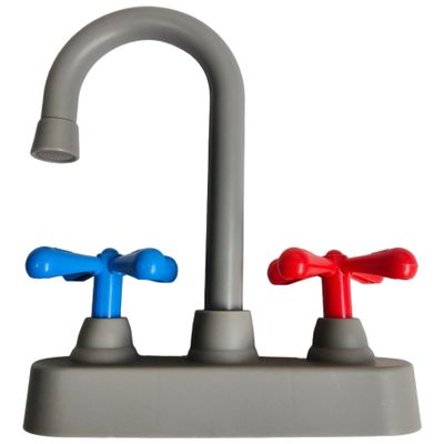 Jorzer Toy Sink Accessories Simulation Plastic Kitchen Faucet Play Sink Model for Home & Outdoor Preschool Role-Playing Games Toy Play Kitchen .-