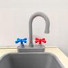 Jorzer Toy Sink Accessories Simulation Plastic Kitchen Faucet Play Sink Model for Home & Outdoor Preschool Role-Playing Games Toy Play Kitchen .- view 4