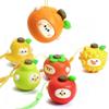 Zaleny Fruit Spinning Tops Fruit Battle Spin Tops Set with Lanyard Cute Gyroscope Spinners Kids Party Favors Stocking Stuffers 6 Pack view 4
