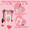 24 Set Valentines Day Cards for Kids Classroom,Nursery Pots with Humidity Dome Shovel and Seed Packet,Small Plastic Plant Pots Valentines Party Favors for Classroom Exchange (Not Included Seeds) view 3