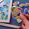 EUKVYQPX Montessori Wooden Magnetic Fishing Puzzles Game, Kids Educational Toys view 4
