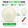 Hiboom 18 Pcs Glow in The Dark Footbags Dodgeballs 8.5 Inch with Pump view 2