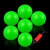 Hiboom 12 Pcs Glow in the Dark Footbags Dodgeballs 6 Inch with Pump view 1