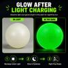 Hiboom 12 Pcs Glow in the Dark Footbags Dodgeballs 6 Inch with Pump view 4