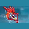 4 Colors Broken-Resistant Dragon Dance Head Chinese New Year Dragon Head Performance Props for Halloween, Christmas view 2