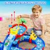 TERRAMUS 2-Tier Water Table Toys for Kids,61PCS Water Park Playset with Pump,Summer Water Toys Waterways for Backyard Beach Pool Lawn,Outdoor Toy for Toddlers 3-5 4-8,Gifts for Boys Girls view 2