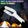 Foam Glow Sticks Bulk, 40 Pack White Light Up Foam Sticks 3 Modes, Glow Party Supplies for Valentine's Day, Wedding,Raves, Carnival, Concert, 4th of July, Halloween, Christmas, view 2
