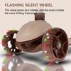 Kids Kick Scooter for Boys & Girls Ages 3-14, LED Lighted Wheels, 3 Adjustable Height Handlebars, Lean-to-Steer & Widen Anti-Slip Deck, Weight Limit 100 Lbs (Brown) view 3