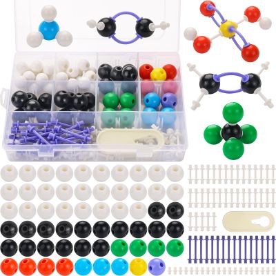 208 Pcs Organic Chemistry Model Kit, Portable Molecular Model Kits for Chemistry Classes, Orgo Modeling Kit for Students & Teachers Organic  Inorganic Learning